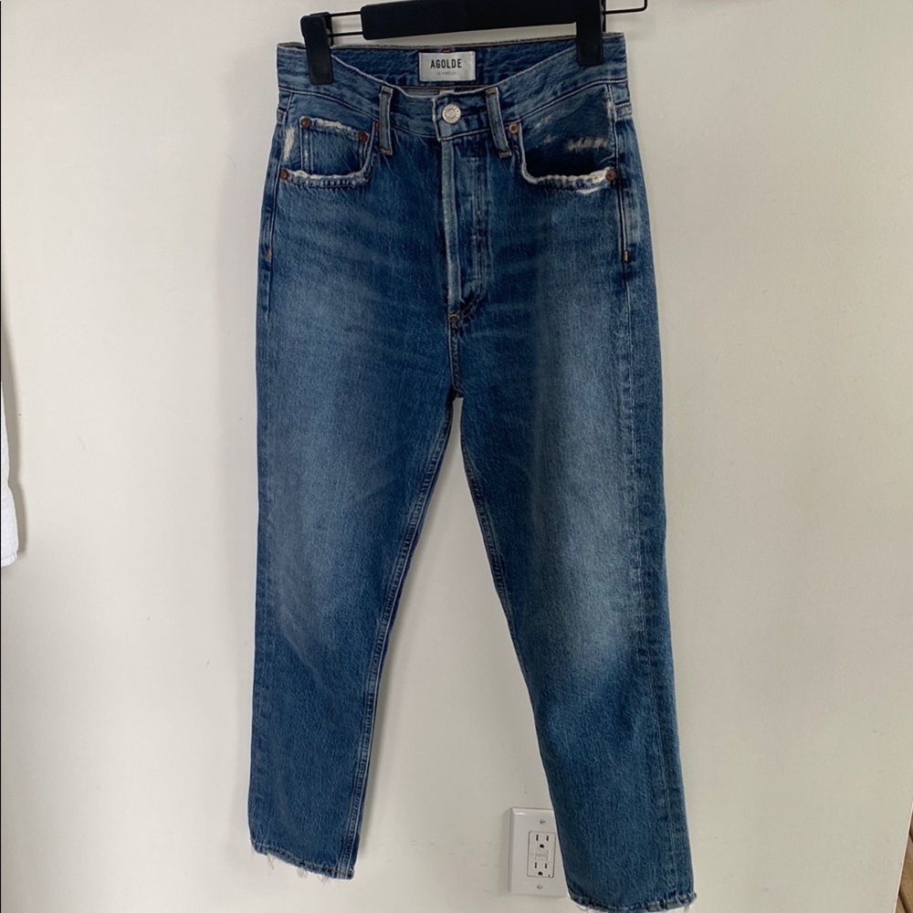 AGOLDE Riley Button Fly Jeans